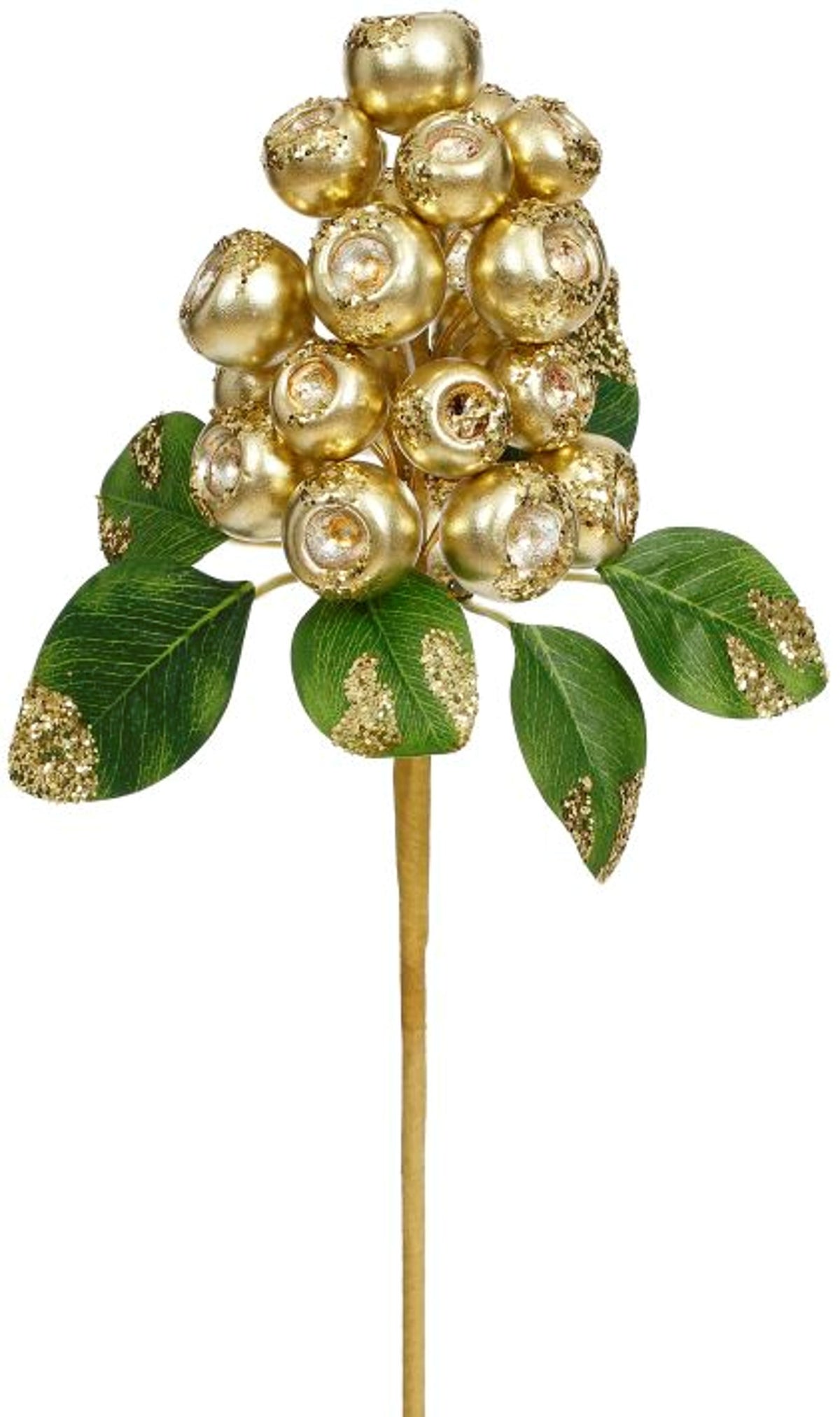 12" Gold Pod Berry Cluster Pick