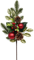 20" Pinecone Berry Spray