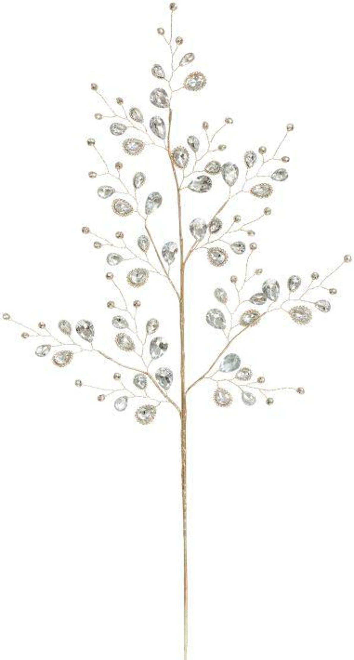 30" Fancy Tear Drop Crystal Spray
