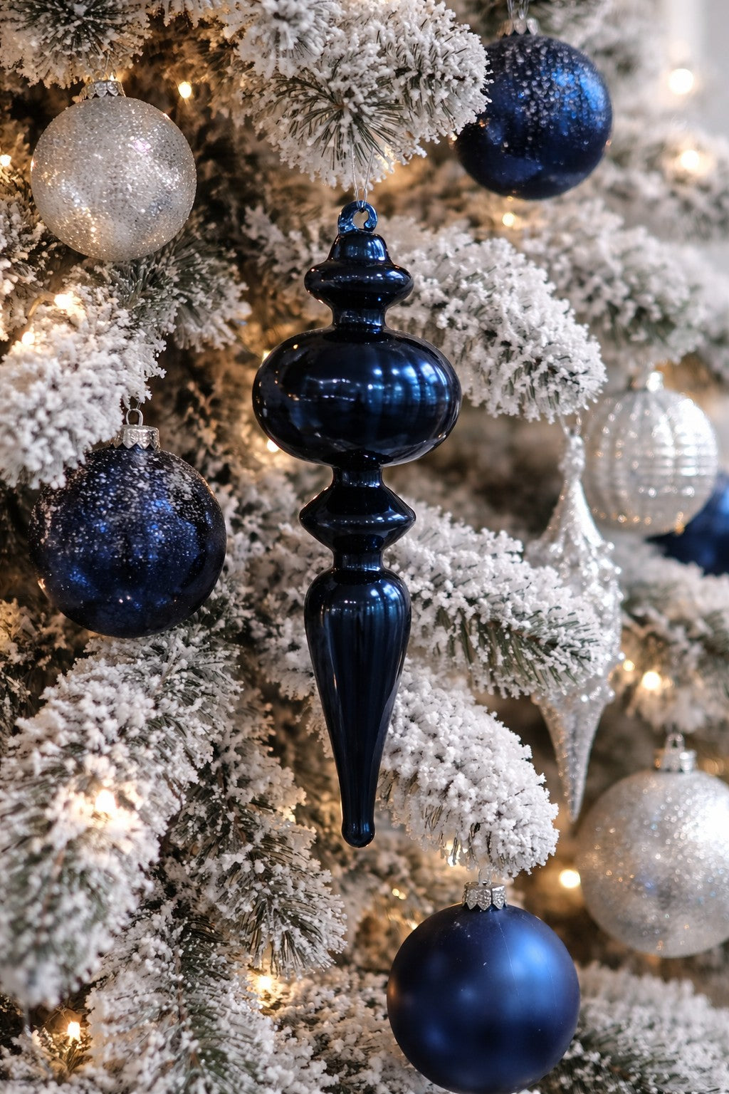 Deep Blue Finial 9"