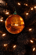 Halloween Burnish Orange Mirror Mercury 6" Shatterproof